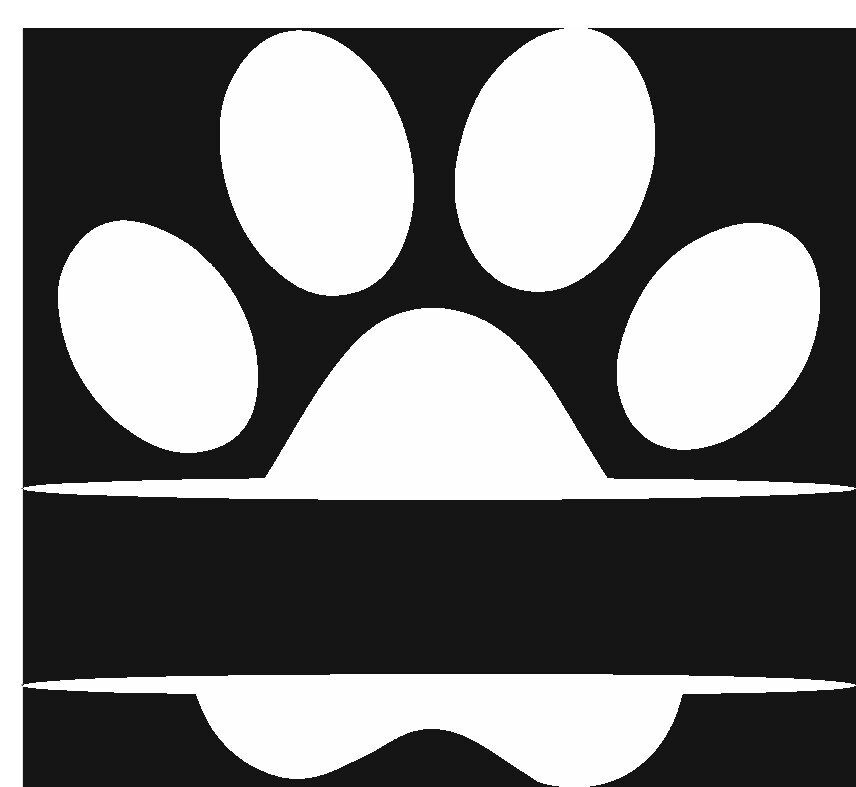 HR-WERBEDESIGN Wunschname Pfoten-Aufkleber - Personalisiert Für Hund & Katze, UV-beständig
