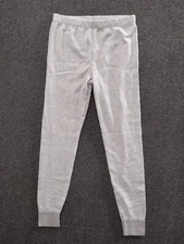 Athletic Works Long Johns Women’s Grey Thermowear Base Layer Pants Knit L 10-12
