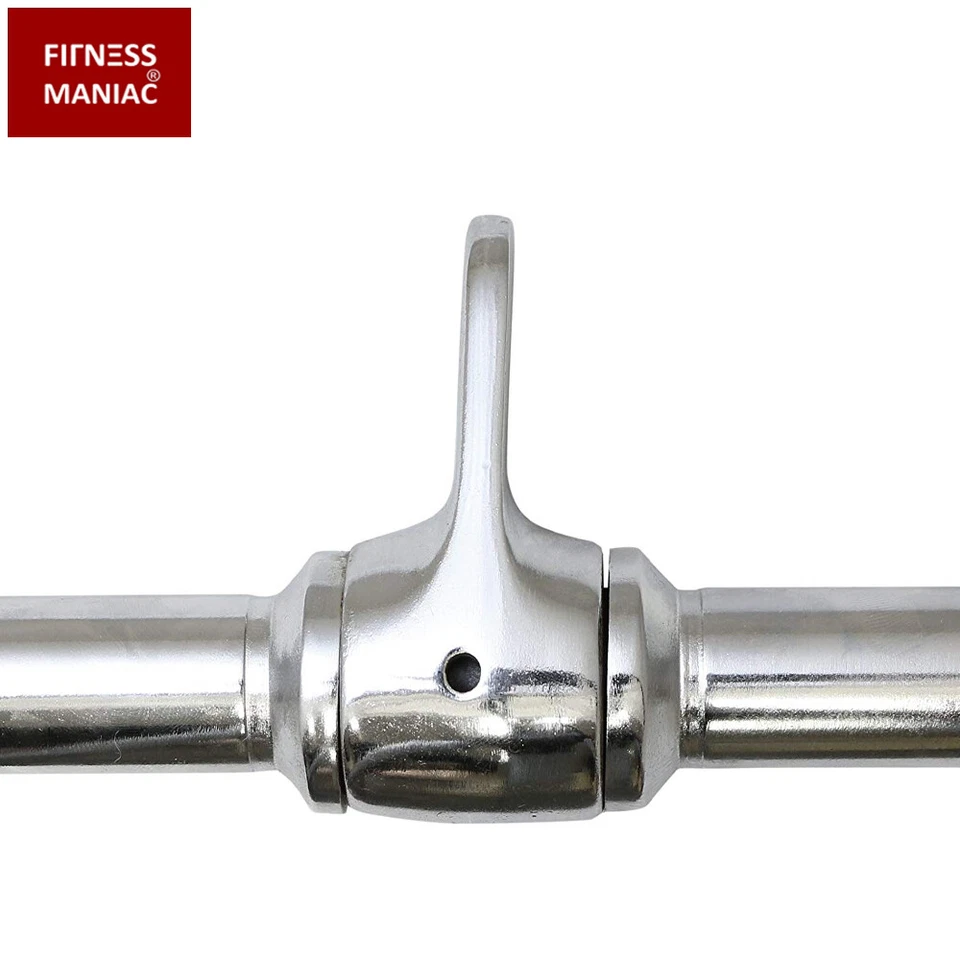 Barra LAT plana D mango máquina accesorios de cable tirar hacia abajo tríceps 28 pulgadas Foto 3 de 4