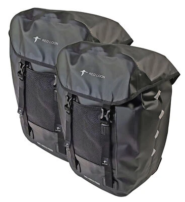 2x Red Loon Packtasche Fahrradtasche Gepäckträgertasche LKW-Plane wasserdicht