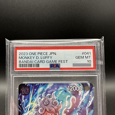 PSA 10 Luffy P-041 BANDAI CARD GAMES FEST 23-24 Promo One Piece