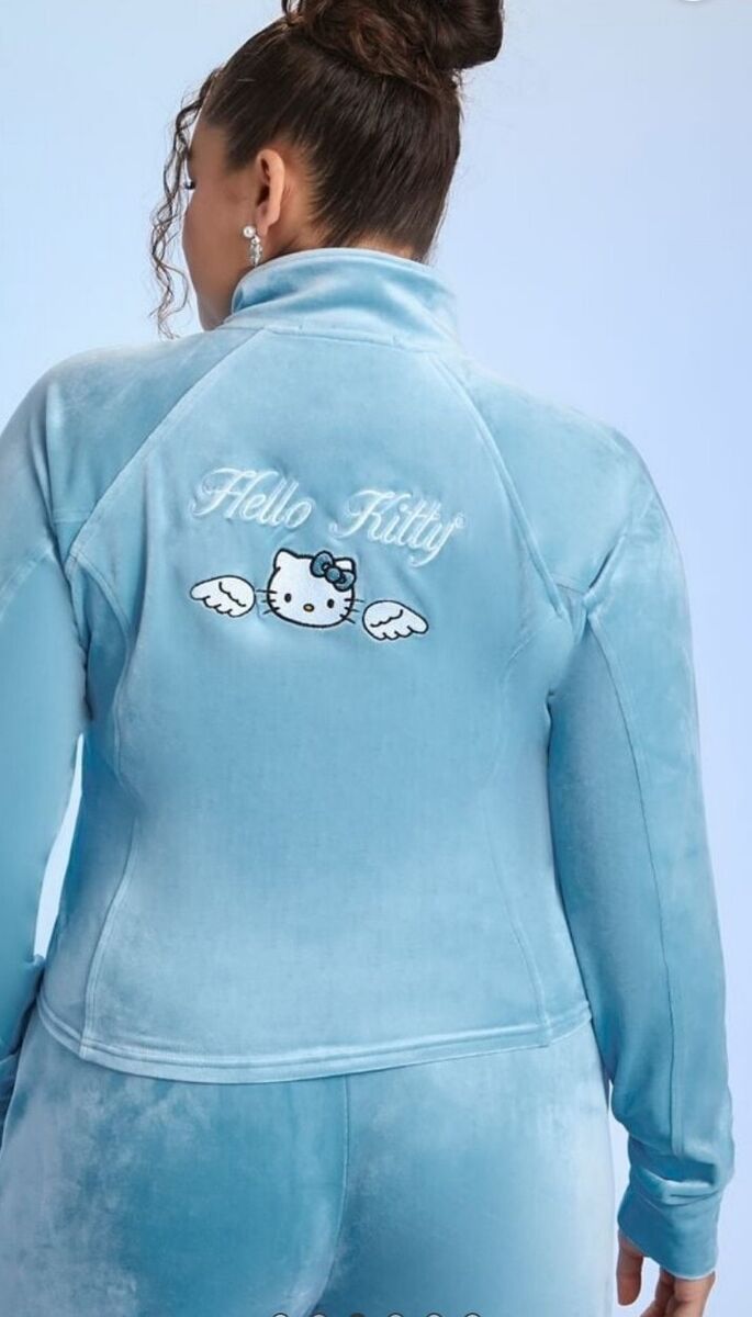 FOREVER 21 Hello Kitty Baby Blue plus size Angel Velour FOREVER 21 Hello Kitty Baby Blue plus size Angel Velour