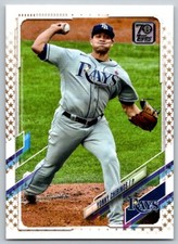 2021 SERIES 2 GOLD STAR PARALLEL YONNY CHIRINOS TAMPA BAY RAYS #592 PARALLEL