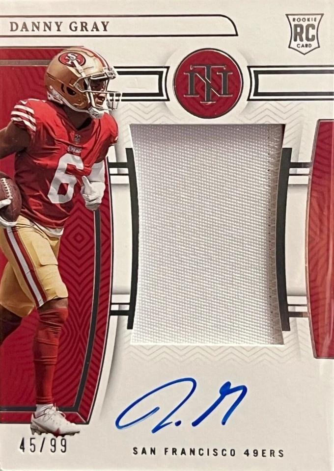 2022 Panini National Treasures Danny Gray #188