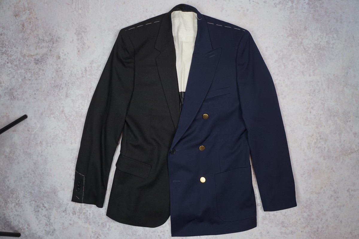 Maison Martin Margiela For H&M Two-Tone Blazer Size 52 / US42R US