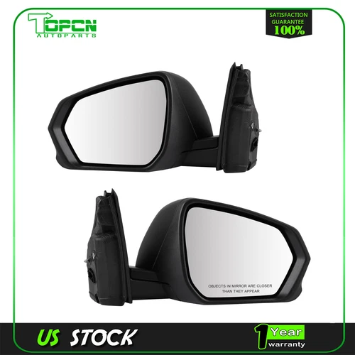 Driver Side Door Mirror New For 2018-2021 Chevrolet Equinox Black LEFT