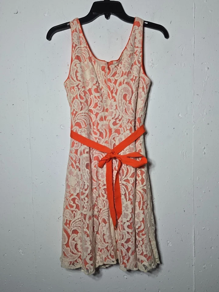 Dressbarn Womens Lace Sleeveless Dress Size 12 P Petite Easter Spring Feminine - Image 2 of 4