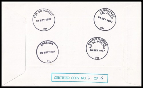 Yatchsman CHAY BLYTH CBE BEM Signed RAF RV2aV Royal Visit to Brazil Cover - Picture 3 of 3
