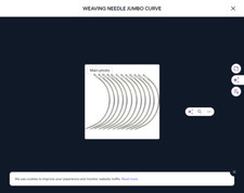 WEAVING NEEDLE JUMBO CURVE