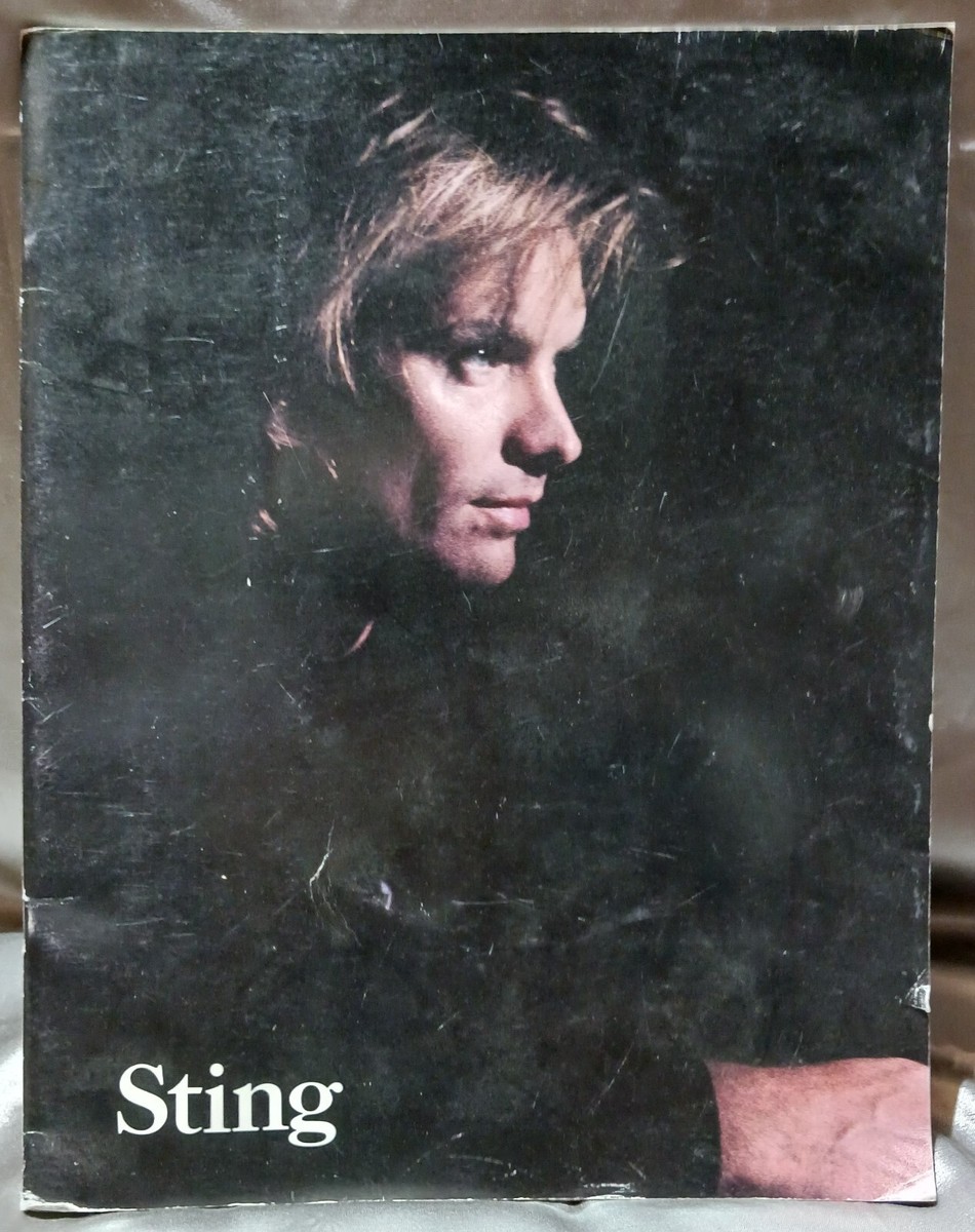 STING- Nothing Like the Sun World Tour Concert Program 1987-1988
