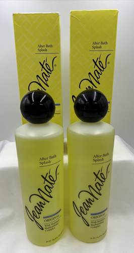 Lot of 2 Jean Nate by Revlon After Bath Splash for Women - 30 oz NEW in BOX