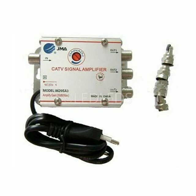 Amplificatori e filtri segnale per decoder, satellitari e DTT da 3 uscite