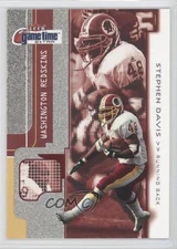 2001 Fleer Game Time Extra Stephen Davis #75