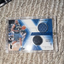 Upper Deck 2001-02 SPx Winning Materials Chauncey Billups Timberwolves Jersey