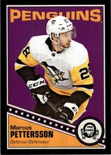 2019-20 O-Pee-Chee Retro Black Border Marcus Pettersson 095/100 Pittsburgh