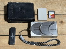 Minolta Dimage G400 Retro Digital Camera, Battery, Case, Memory. Digicam. Tested