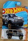2025 Hot Wheels Gray ‘21 Ford Bronco 20/250 Hw Hot Trucks 1/10 Diecast Car New
