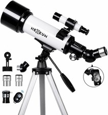 Koolpte Telescope 70mm Aperture 500mm AZ Mount for Kids Adults