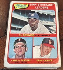 1965 Topps - League Leaders Camilo Pascual, Al Downing, Dean Chance #11