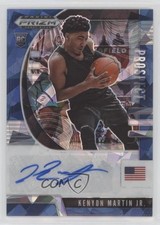 2020 Panini Prizm Draft Picks Prospect Blue Ice 66/75 Kenyon Martin Jr Auto mp7