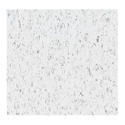 Armstrong 51899031 Vinyl Composition Tile, 45Sq Ft, Cool Whte,  Pk45