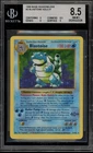 Pokemon Blastoise Base Set Shadowless Holo Rare #2 BGS 8.5