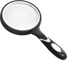 Large Magnifying Glass, 10X Magnifying Glasses for Reading Hobbies Applied to Sc