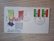 1971 - FDC - ENVELOPE FIRST DAY ITALY - 25th anniversary of the Republic