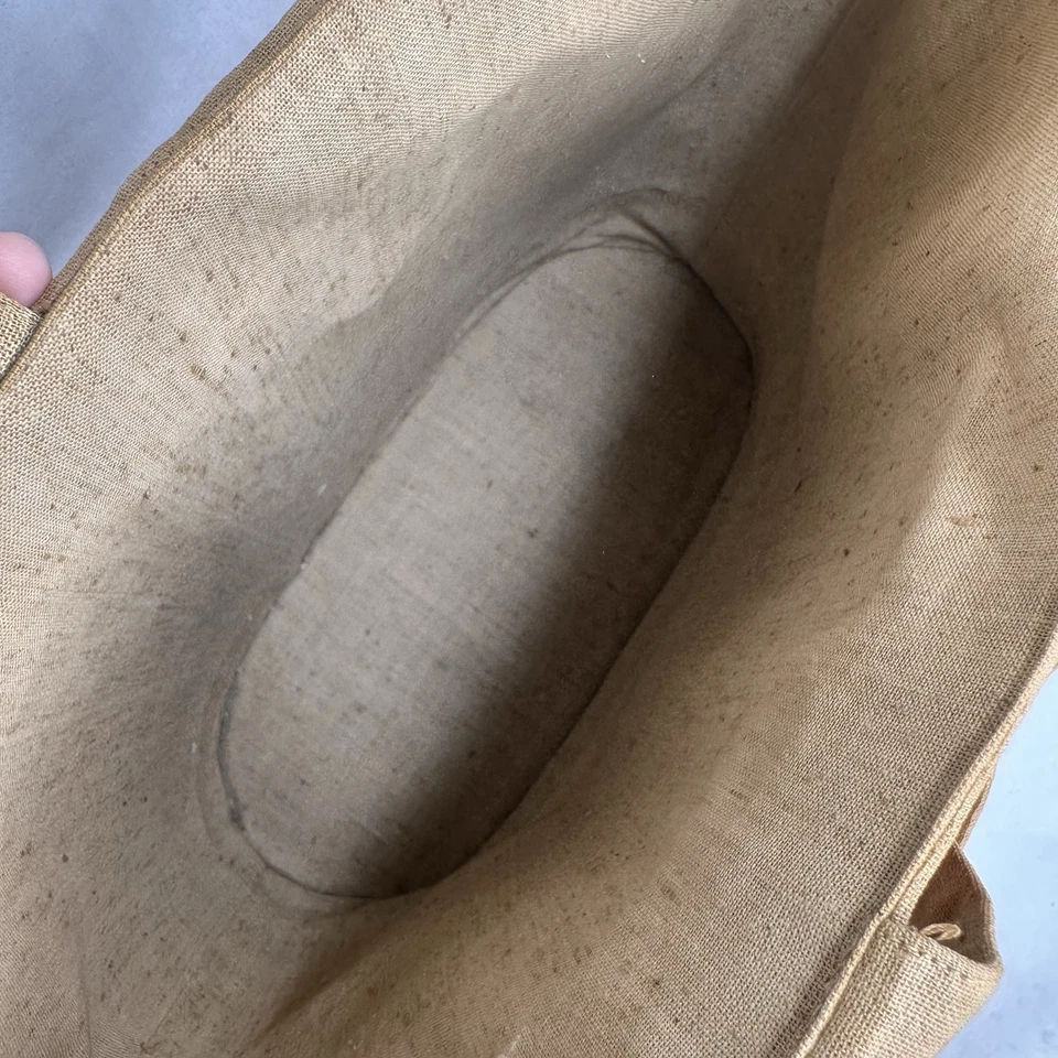 Bolso de Mano Vintage Hecho a Mano Yute Africano Arte Popular Natural Foto 3 de 4