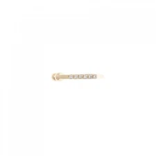 Authentic K10YG Diamond Ear cuff 0.03CT Single Earrings  #260-007-751-6527