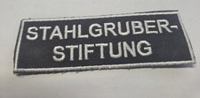 Aufnäher Patch Stahlgruber Stiftung