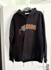 Topman Black Eagle Kings Hoodie - Size L - Retro