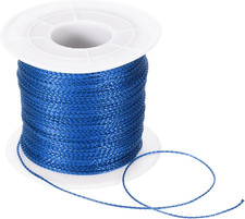 109 Yard Metallic Cord,1Mm 0.04Inch Blue Ornaments Strings Metallic Non Stretch