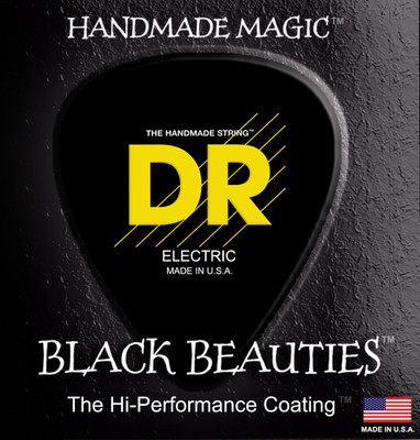 DR Saiten Black Beauties Bass Medium