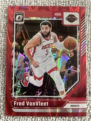 2024-25 Panini Optic Prizm Fred Vanvleet Red 005/149 Jersey Numbered Match #117