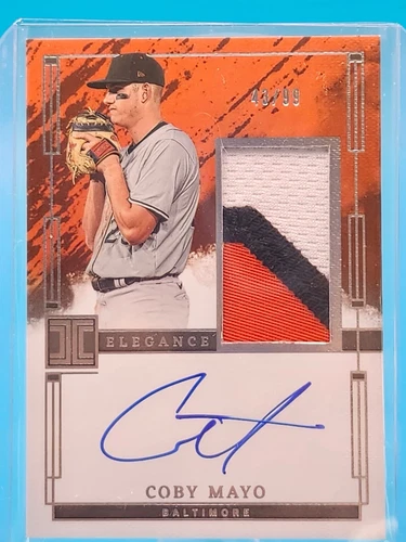 2024 Panini Impeccable - Elégance Prospect Jersey Autographs Coby Mayo...
