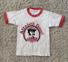 Vintage 1970s Attaboy Dave Single Stitch T-Shirt Childs Size M 10-12