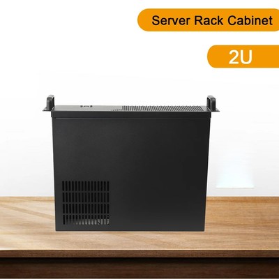 2U Rackmount Server Case - Aluminum Panel, Ultra Short 13.78 in Deep, Micro ATX