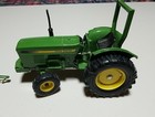 Lot of (2) Ertl John Deere Tractor and Flare Box Wagon Made in USA — photo 4