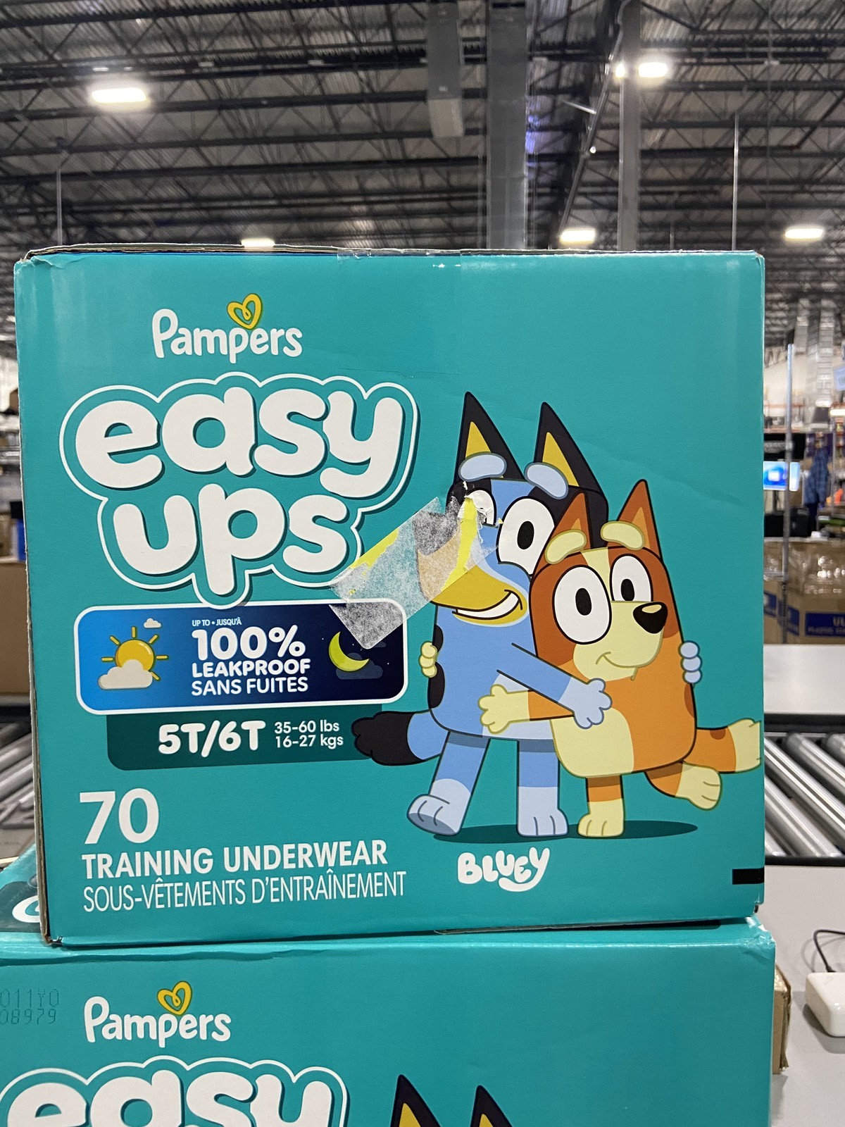 PAMPERS POTTY TRAINING UNDERWEAR FOR TODDLERS, EASY UPS DIAPERS, -  BLUE AND