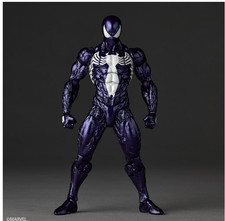 Revoltech Amazing Yamaguchi Symbionte Spider Man Viola Ver figura Standard presa