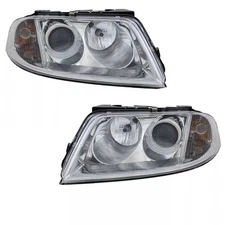 For 01-05 VW Passat Halogen Headlight Headlamp Head Light Lamp w/Bulb SET PAIR