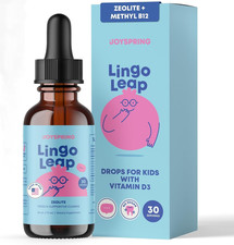 JoySpring Lingo Leap Children's Drops - Zeolite Detox For Speech Delays Therapy