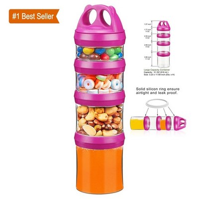 BeneLabel Stackable Food Container 31oz Red Formula