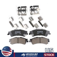 Quiet Ceramic Rear Brake Pads Compatible with Chevy Astro 2003-2005