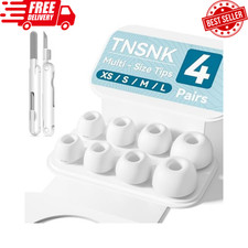 4 Pairs Replacement Ear Tips for Airpods Pro 2Nd/1St Generation with Portable St