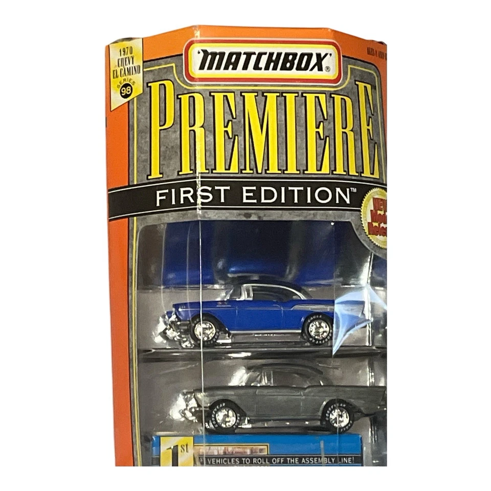 Matchbox Premier First Edition Chevy Bel Air With Concept Car In Wrong Box - Image 2 of 3