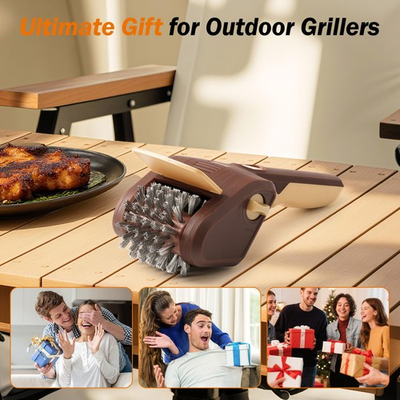 #ad #ad 700 RPM Electric Grill Brush for Easy Clean Cordless BBQ Scraper $22.49
