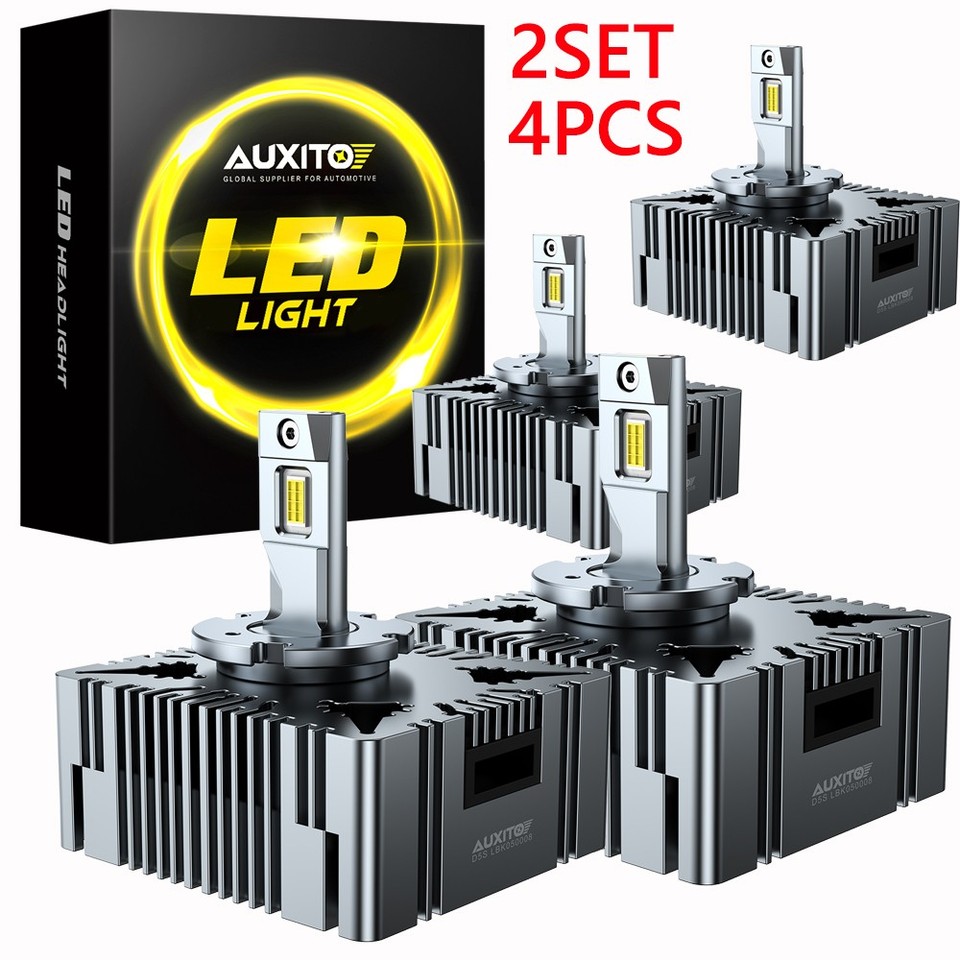 4X AUXITO D5S D5R HID Headlamp LED Headlight Bulb High Low Beam ...