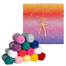 Christmas Countdown Knitted Yarn Crochet Advent Calendar 24 Days 3D Blind Boxes